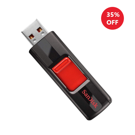 SanDisk Cruzer 16GB USB 2.0 Flash Drive - $6.49